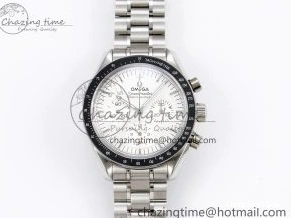 0302 Classic Speedmaster SS RMF Best Edition White Dial on SS Bracelet Lemania HW 7723